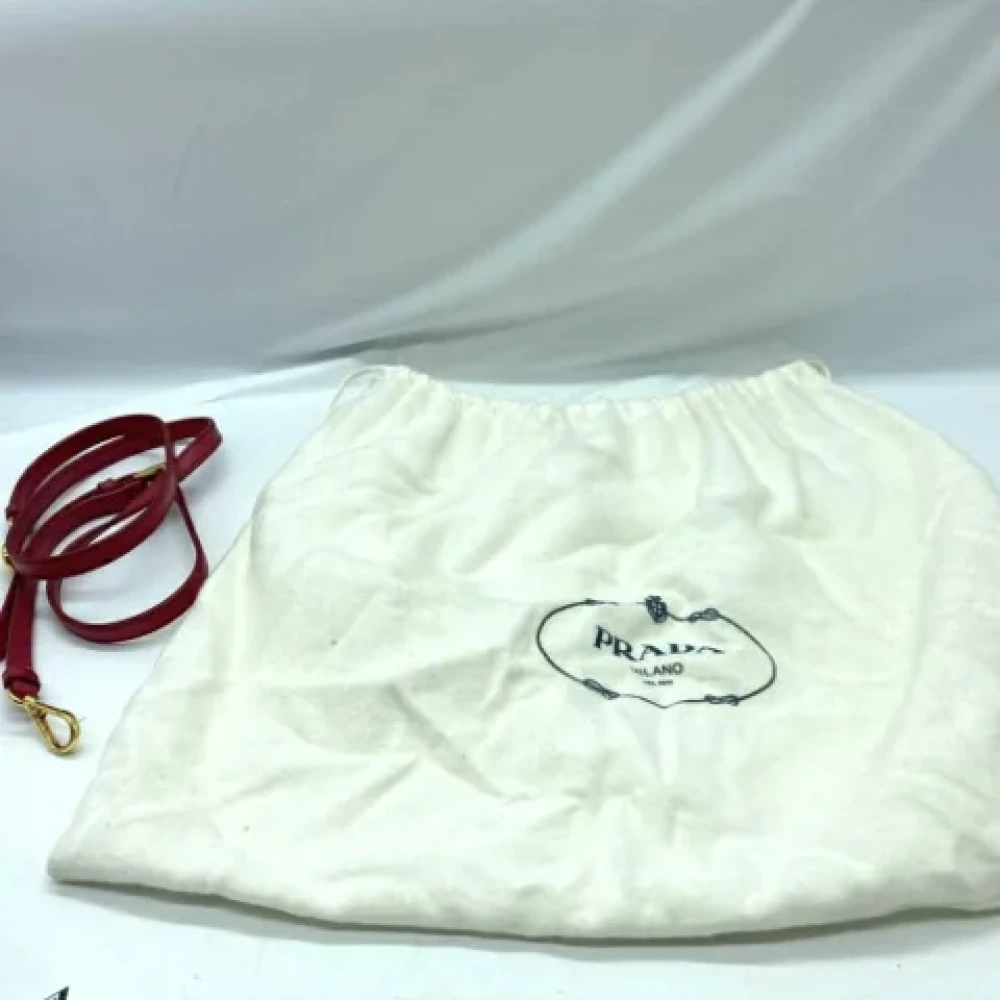 Prada Vintage Pre-owned Leather prada-bags Pink Dames