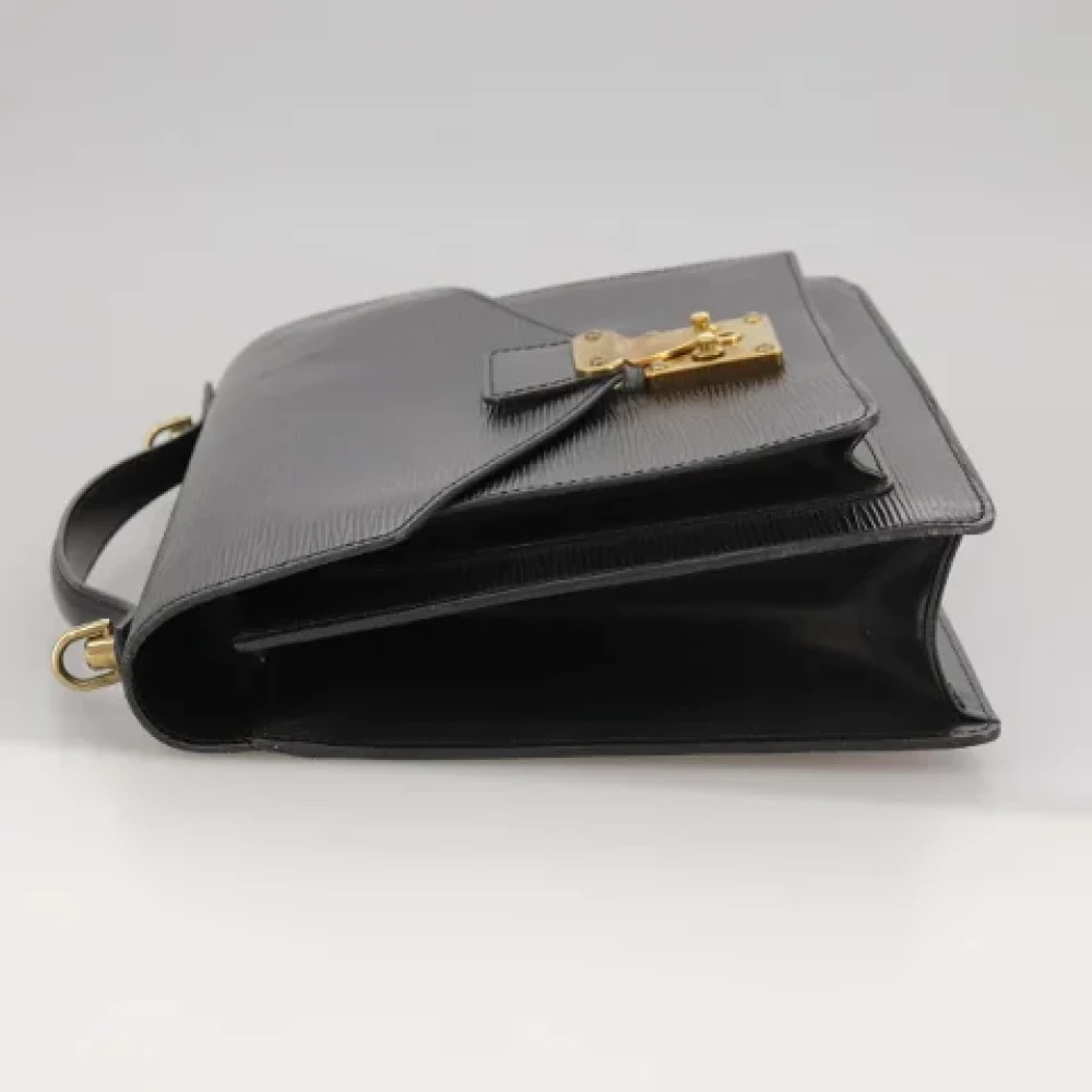 Louis Vuitton Vintage Pre-owned Leather handbags Black Dames