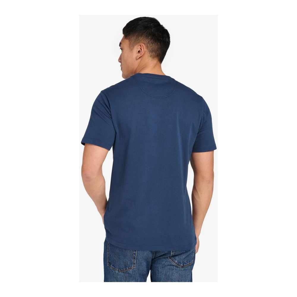 Barbour Murrey Grafisch T-Shirt Steve McQueen Collectie Blue Heren