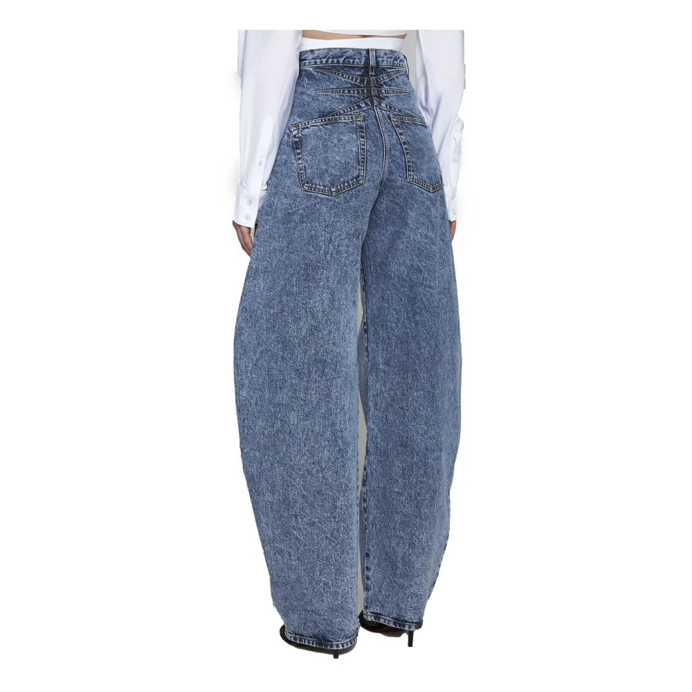 Alaïa Stijlvolle Jeans voor Vrouwen Blue Dames