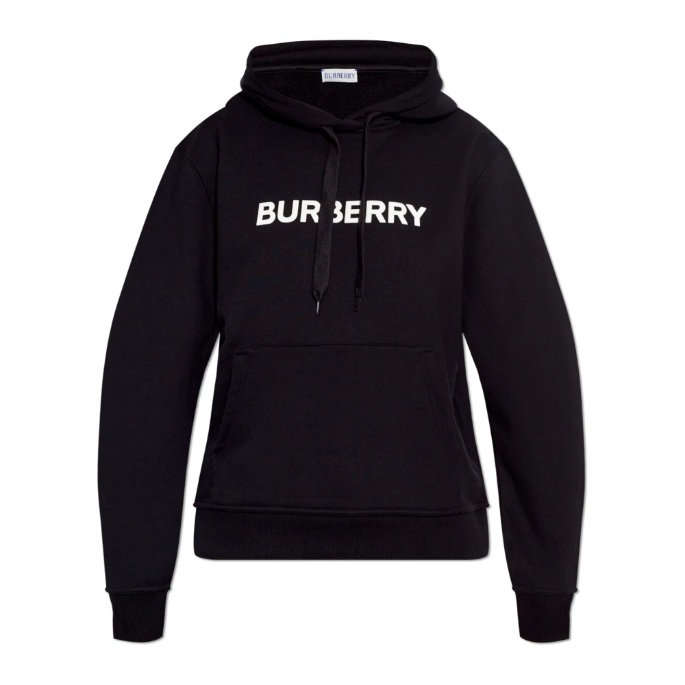 Burberry Sweatshirt met logo Black Dames