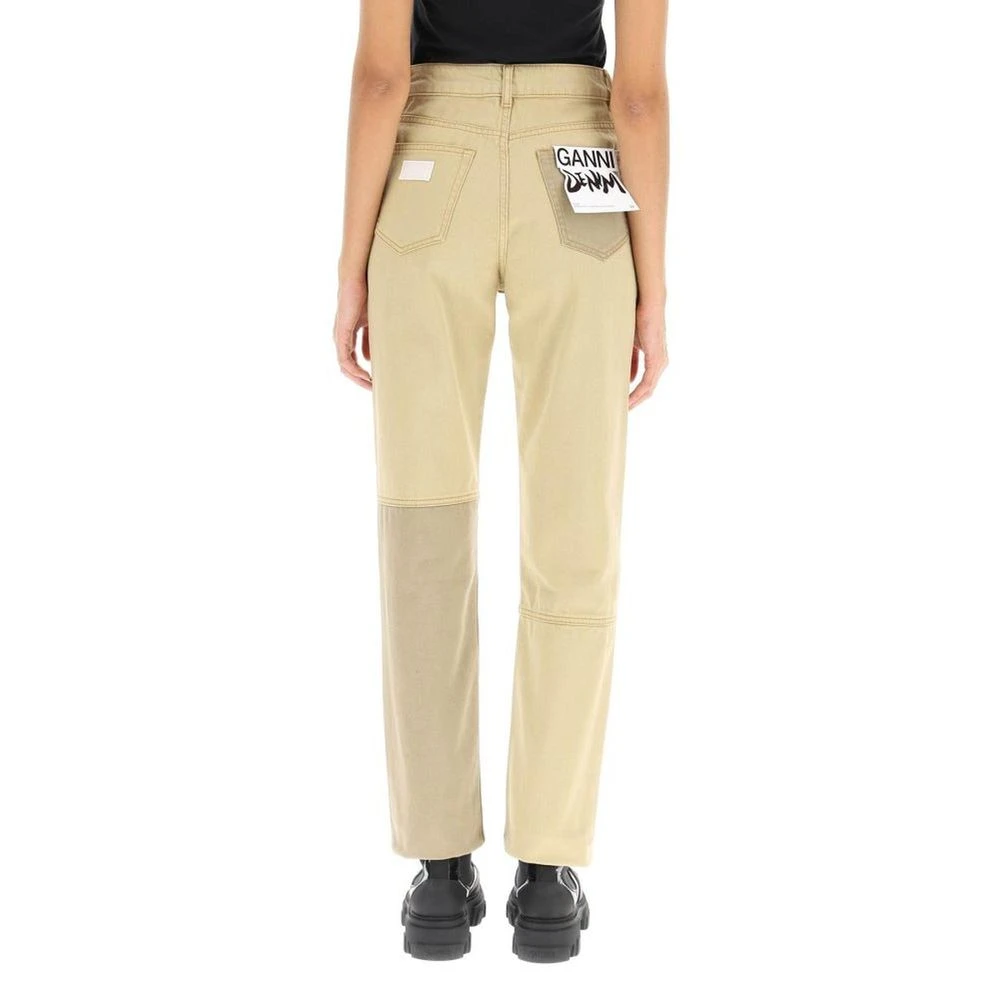 Ganni Bruine Jeans & Broek Brown Dames