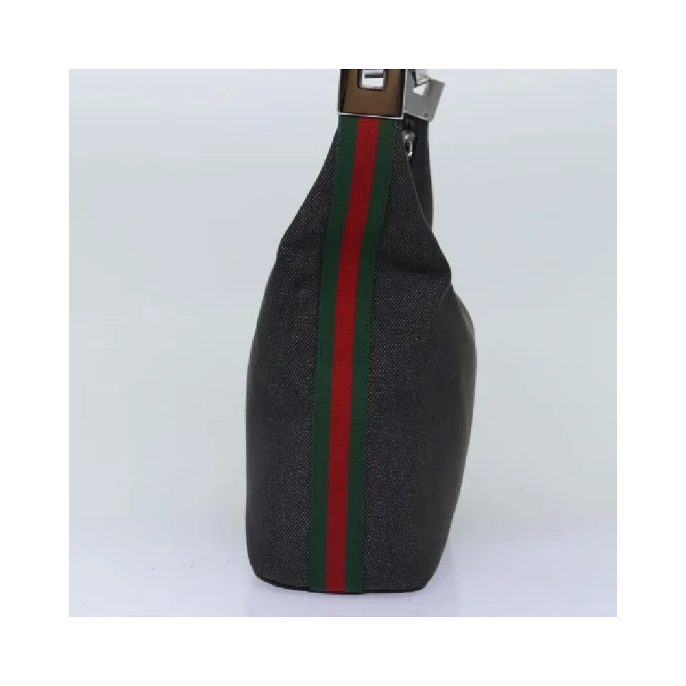 Gucci Vintage Pre-owned Cotton gucci-bags Gray Dames