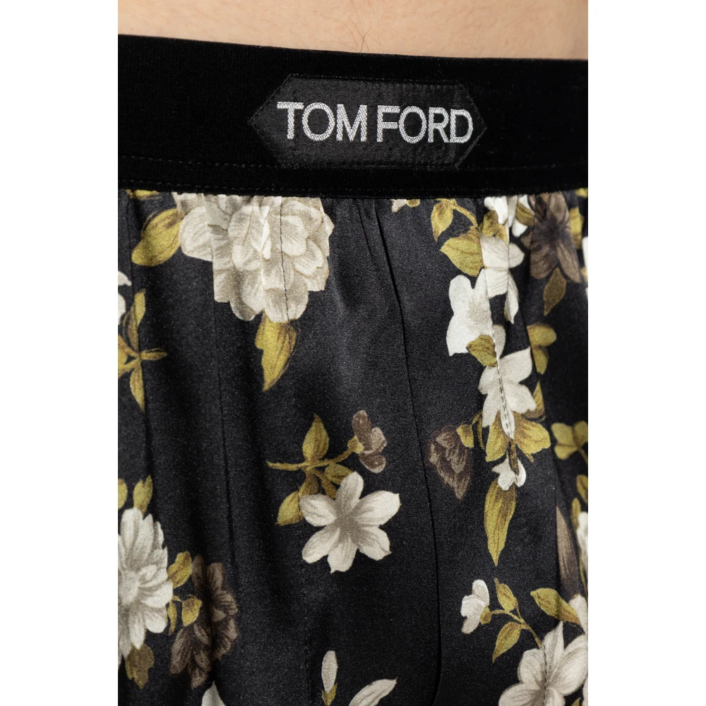Tom Ford Zijden lingerie shorts Black Heren