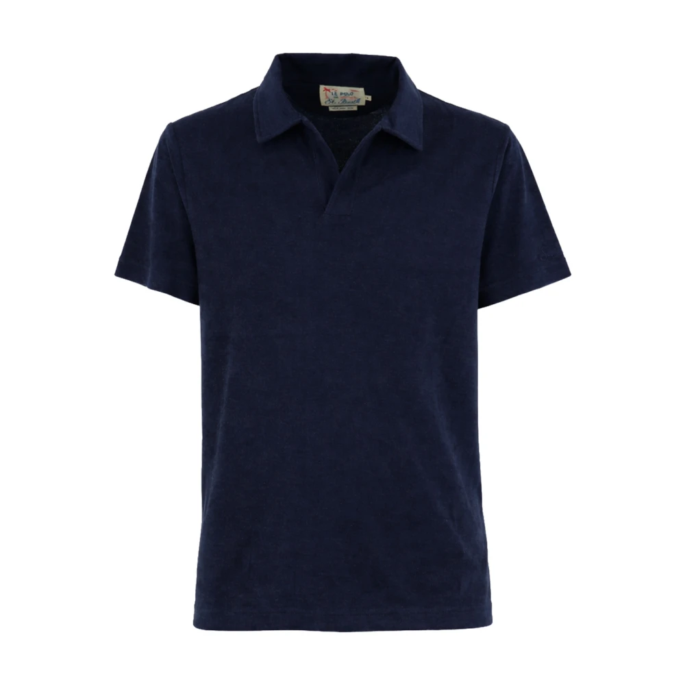 Mc2 Saint Barth Blue Polo Shirts, Male, L, Jeremy Polo