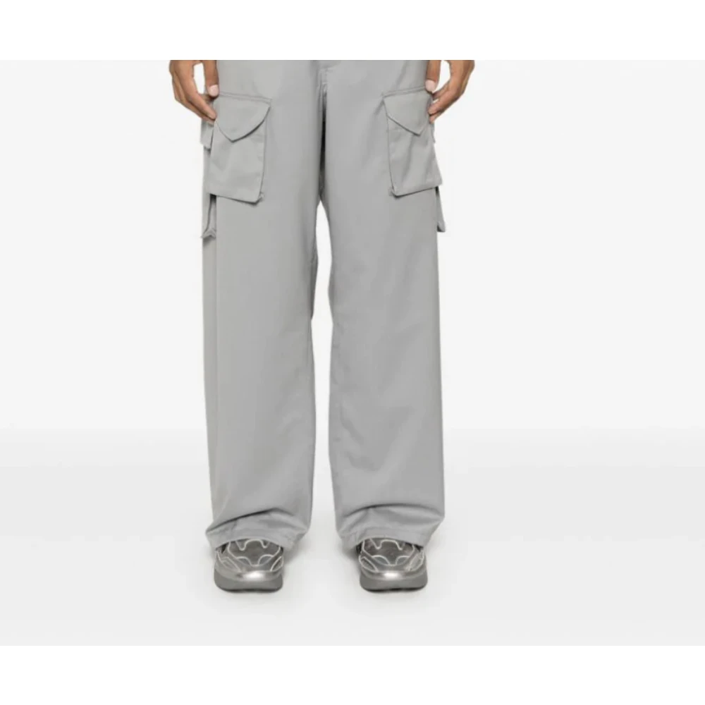 Y-3 Grijze Cargo Broek Gray Heren