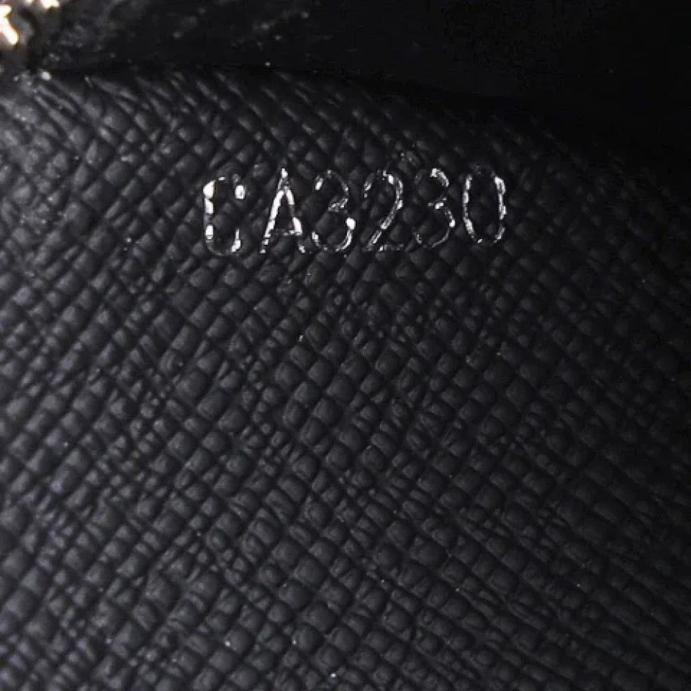 Louis Vuitton Vintage Pre-owned Coated canvas wallets Black Dames