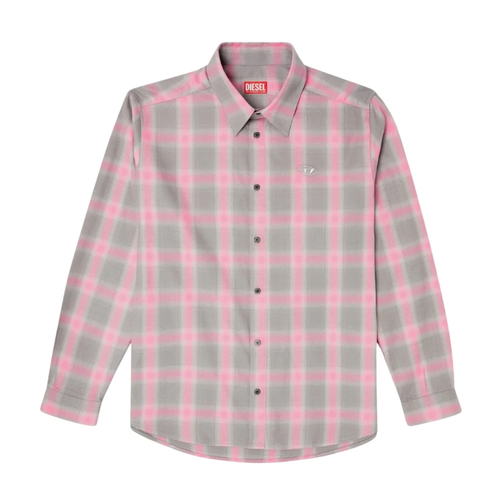 Diesel Men's Multicolor Casual Shirts, Xs, S-Simply Check Hgbt Shirt