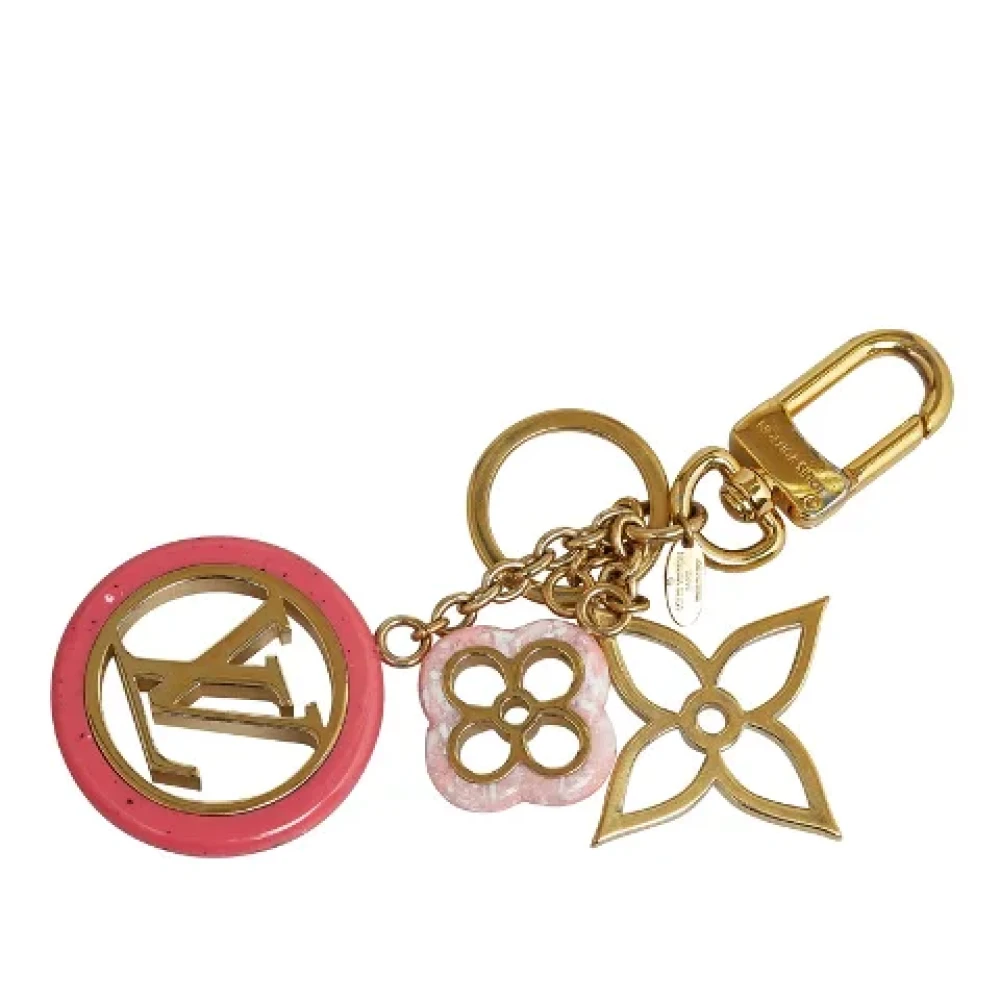 Louis Vuitton Vintage Pre-owned Metal key-holders Yellow Dames
