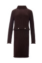 elegant-brown-viscose-dress