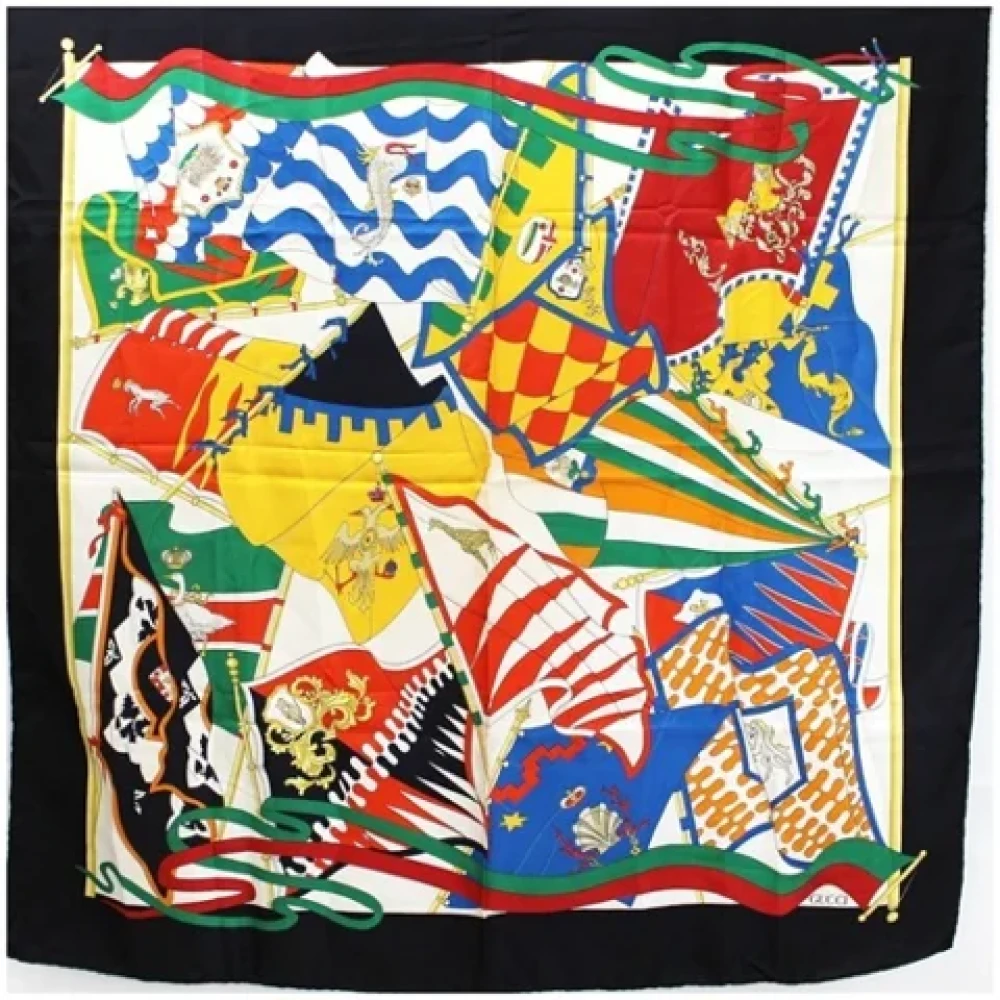 Pre-owned > Pre-owned Accessories > Pre-owned Scarves - - Gucci Vintage - Modalova