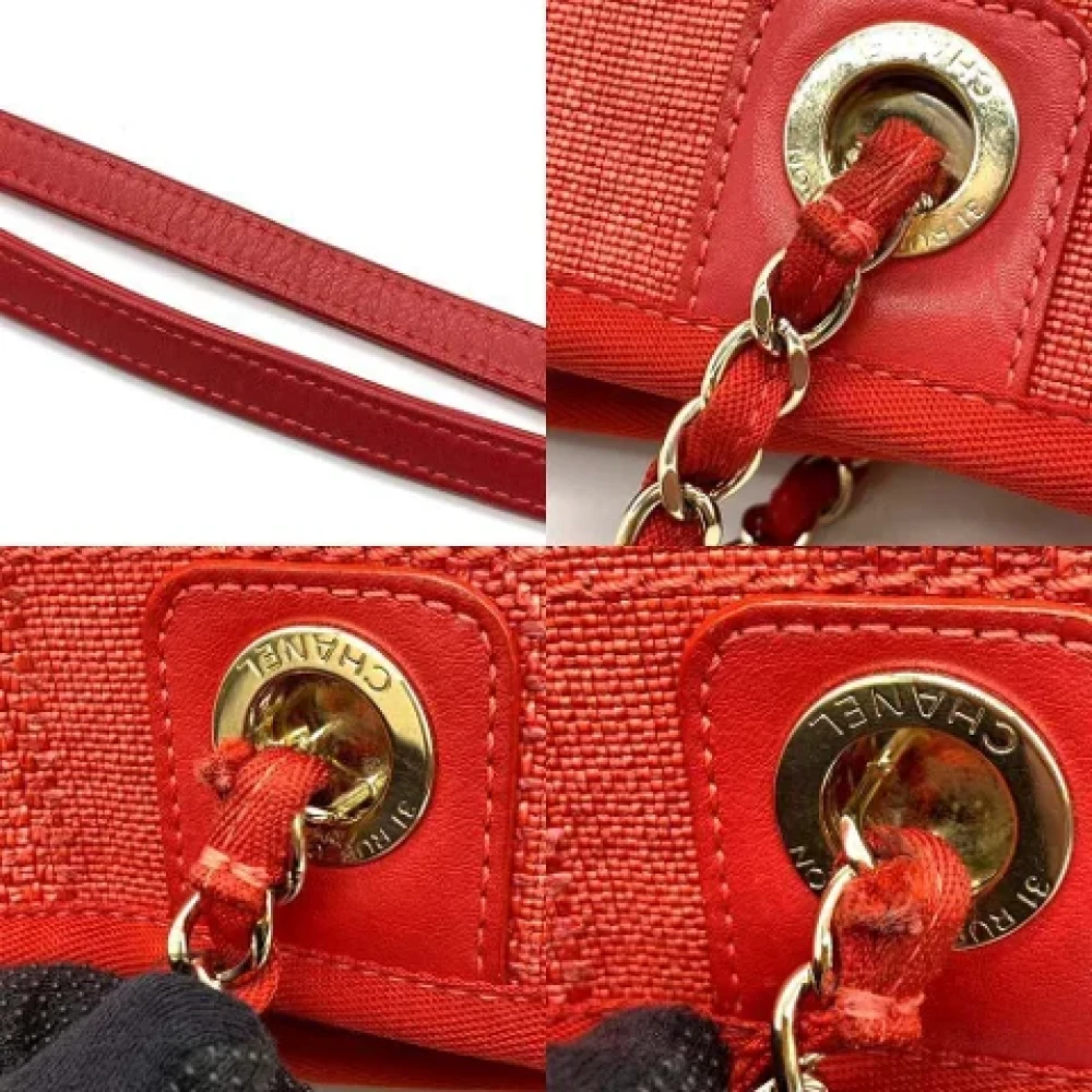 Chanel Vintage Pre-owned Leather chanel-bags Red Dames