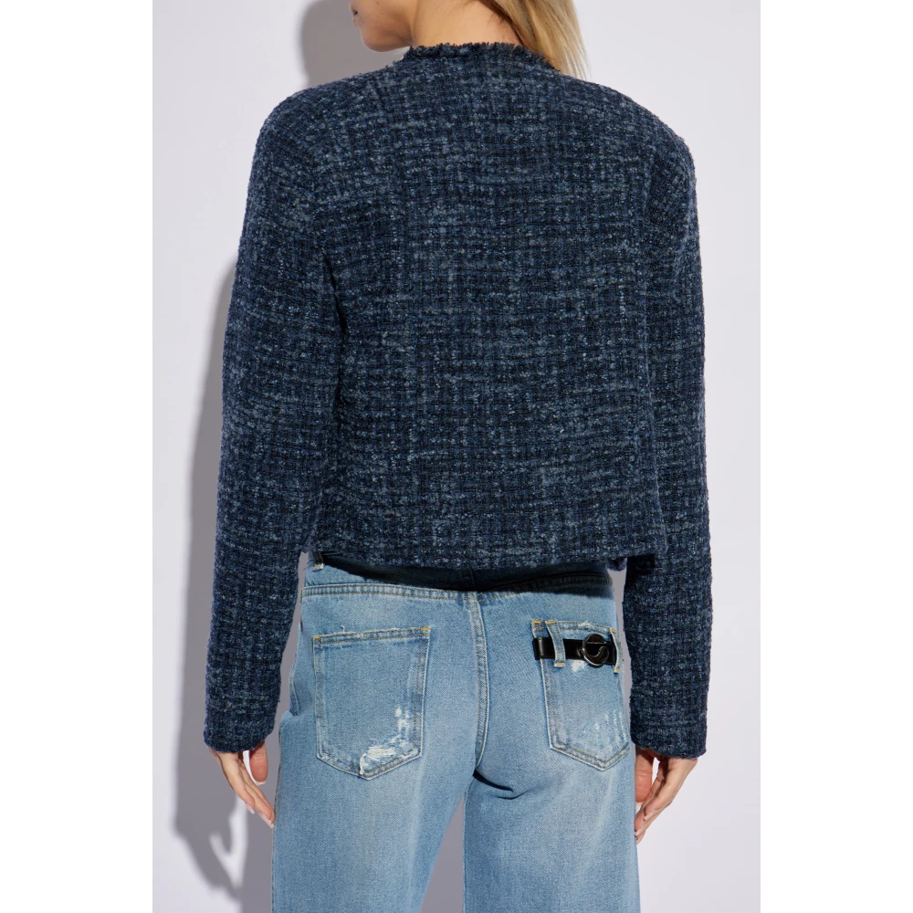 IRO Tweed blazer Baluna Blue Dames