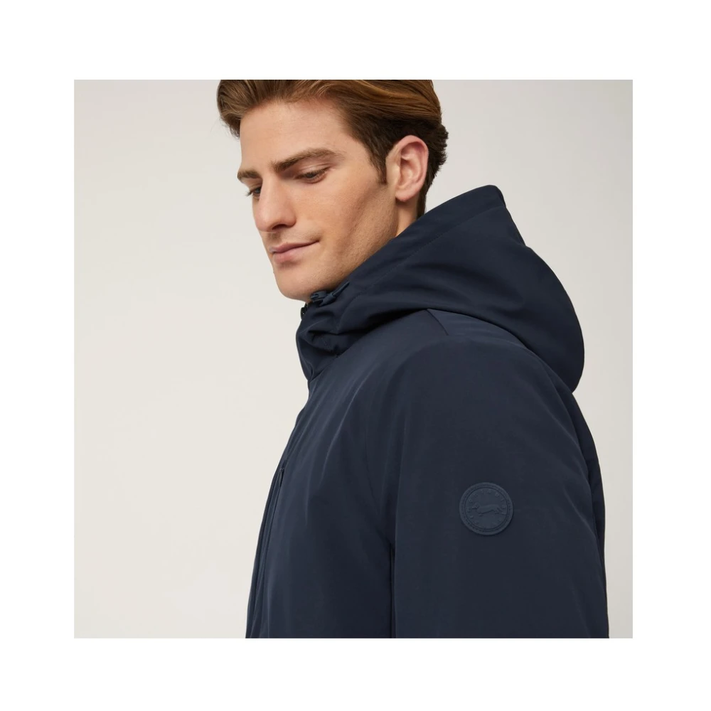 Harmont & Blaine Parka Softshel Blue Heren