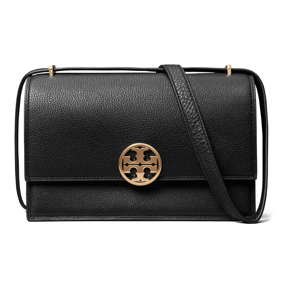 Tory Burch Svart Crossbody-väska med Magnetisk Stängning Black, Dam