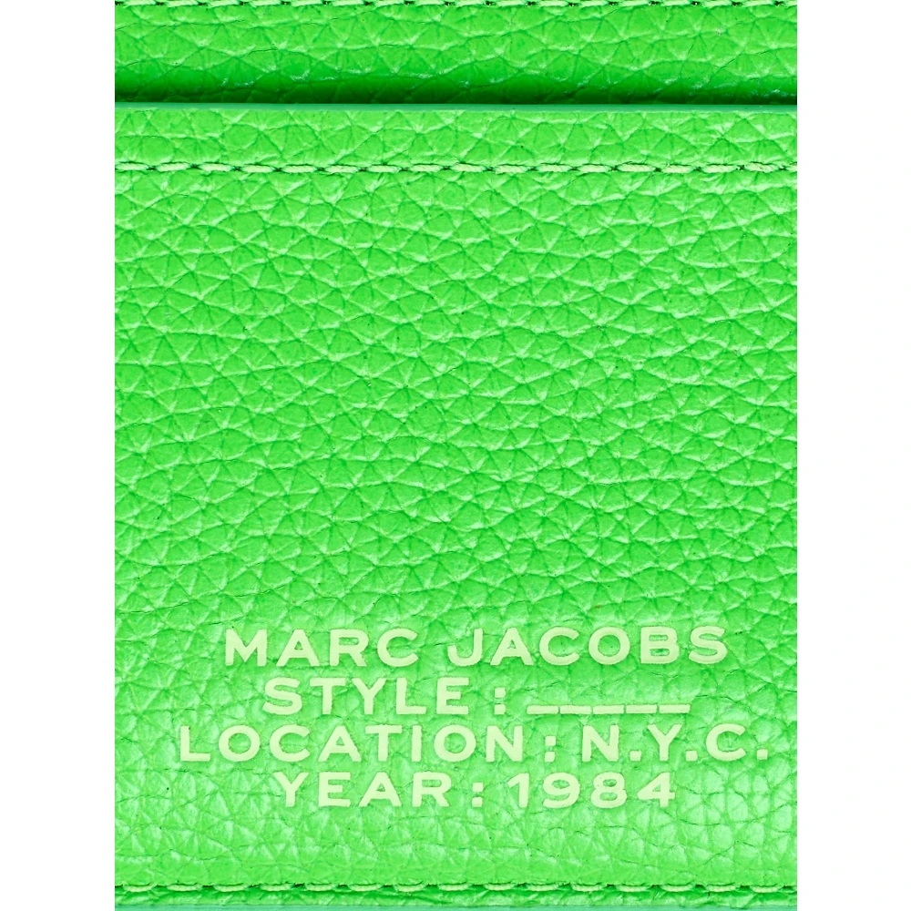 Marc Jacobs Apple Leren Wristlet Green Dames