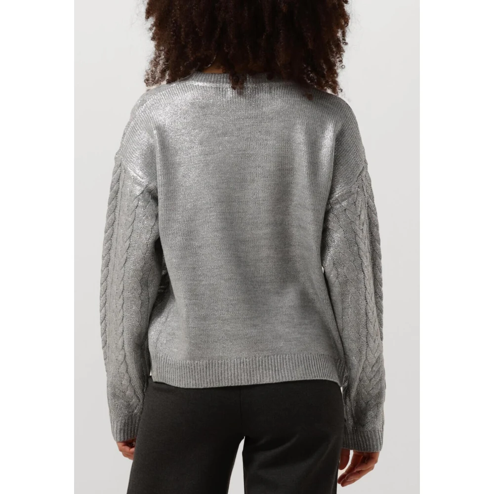 Nukus Zilveren Pullover Carmel Sweater Gray Dames