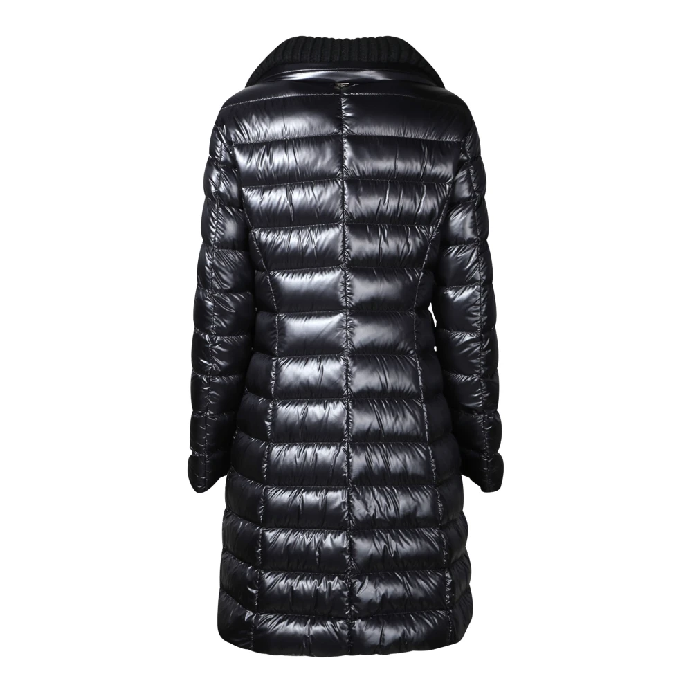 Herno Zwarte Elegante Jas Aw24 Black Dames