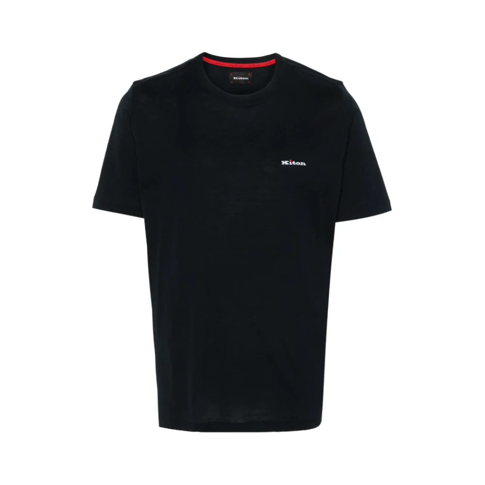 Kiton - Tops > T-Shirts - Blue - Kiton - Modalova