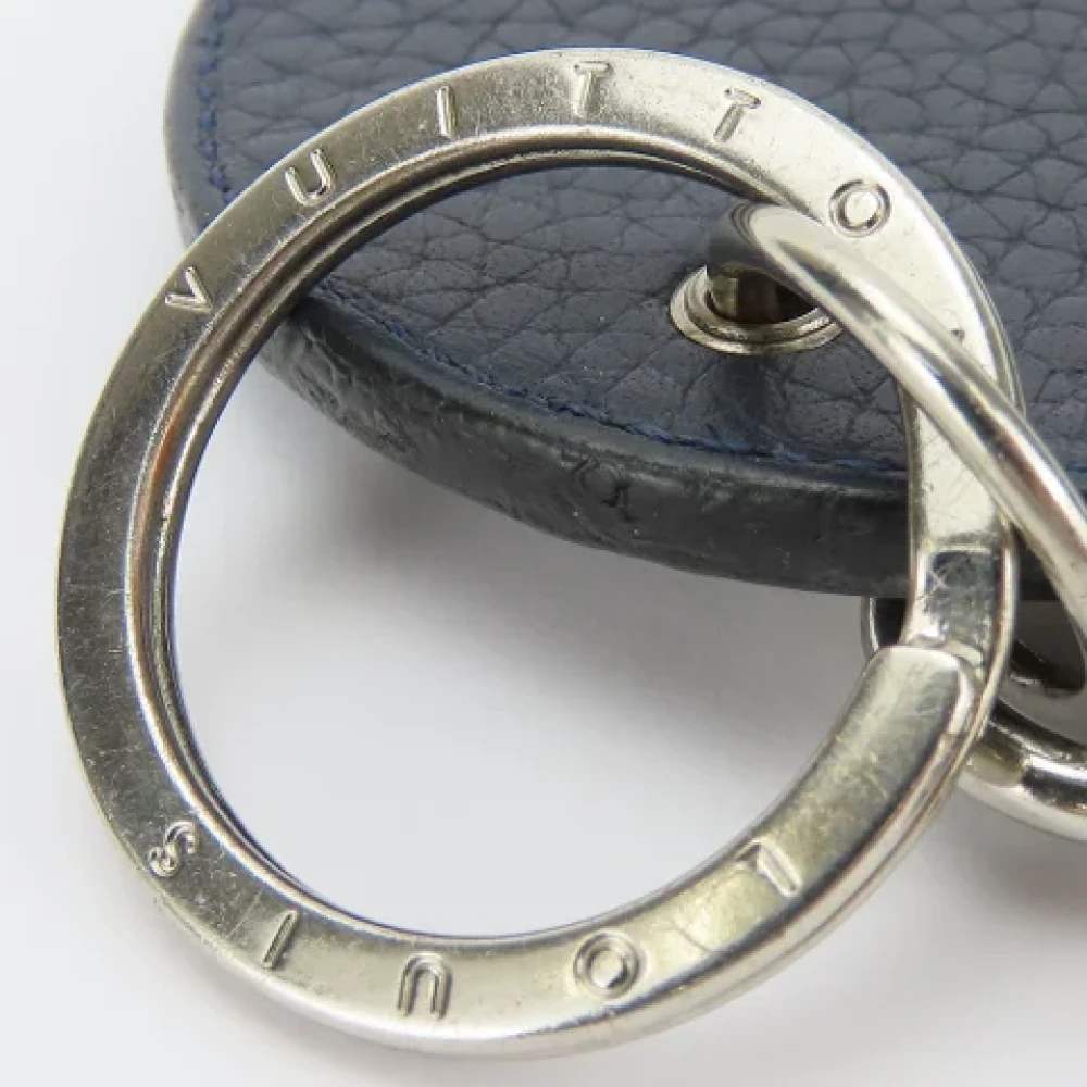 Louis Vuitton Vintage Pre-owned Leather key-holders Blue Dames