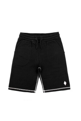 black-cotton-shorts-with-contrasting-stitching
