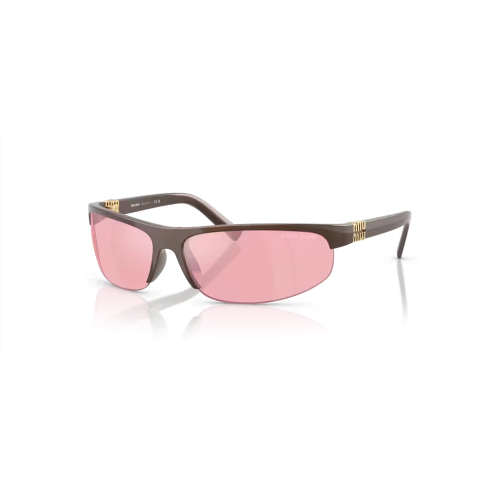 Miu Miu Women's Pink Metallic Cocoa Mirror Sunglasses