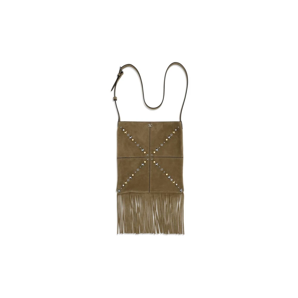 Valentino Garavani , Shoulder Bags, Male, Beige, One Size, Vlogo Medium Shoulder Bag - Image 3