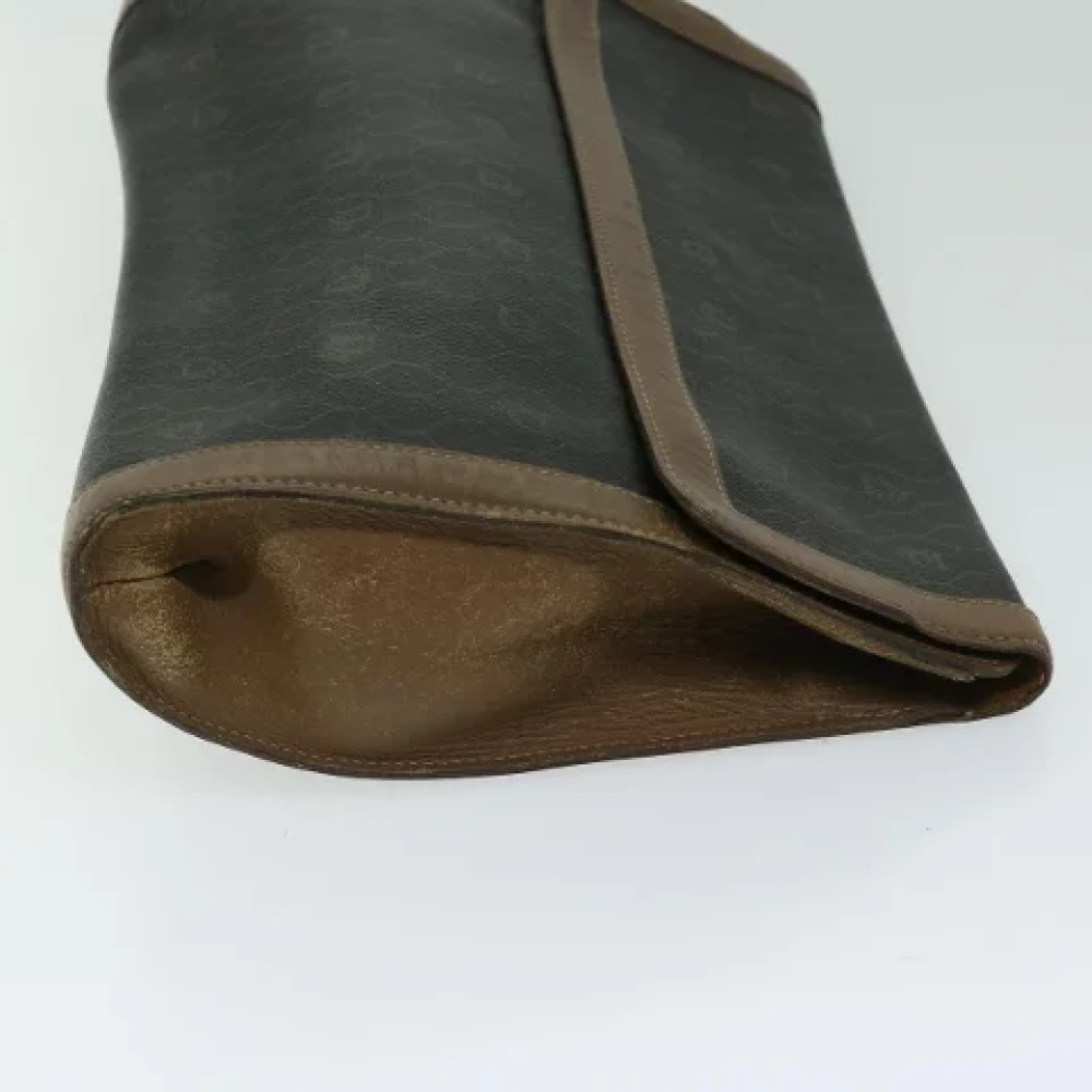 Dior Vintage Pre-owned Leather clutches Black Dames