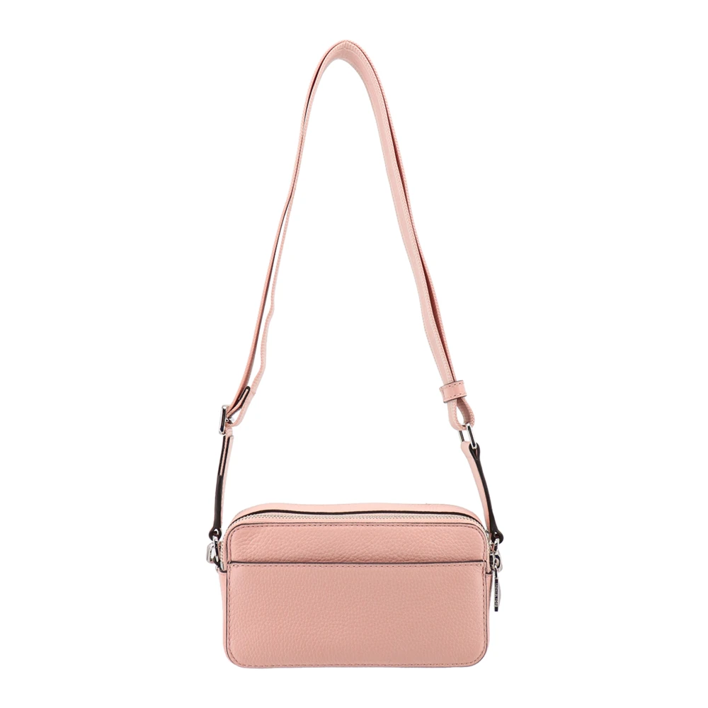 Michael Kors Leren Crossbody Bag Pink Dames