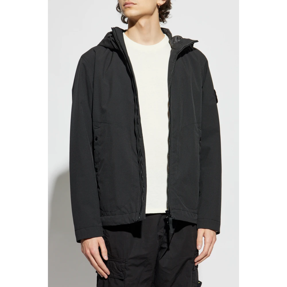 Stone Island Geïsoleerde Waterdichte Jas Black Heren