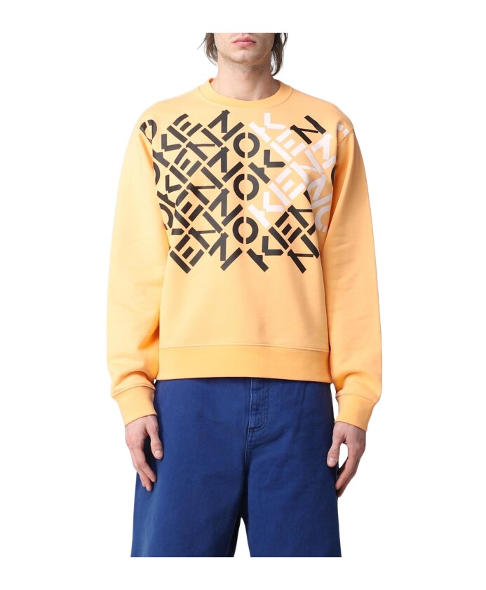 sweat-a-col-rond-brode-abricot