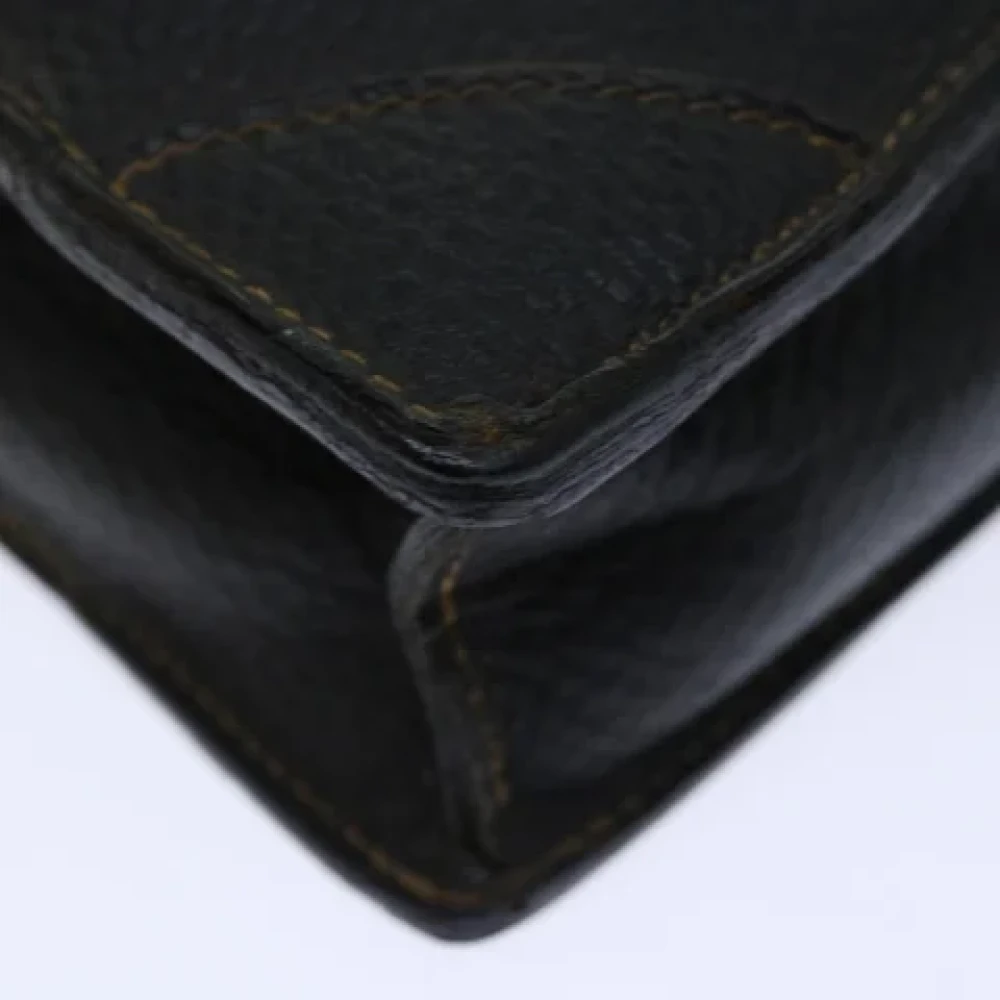 Loewe Pre-owned Leather handbags Black Dames