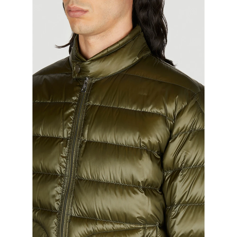 Moncler Quilted Shell Jacket Green Heren