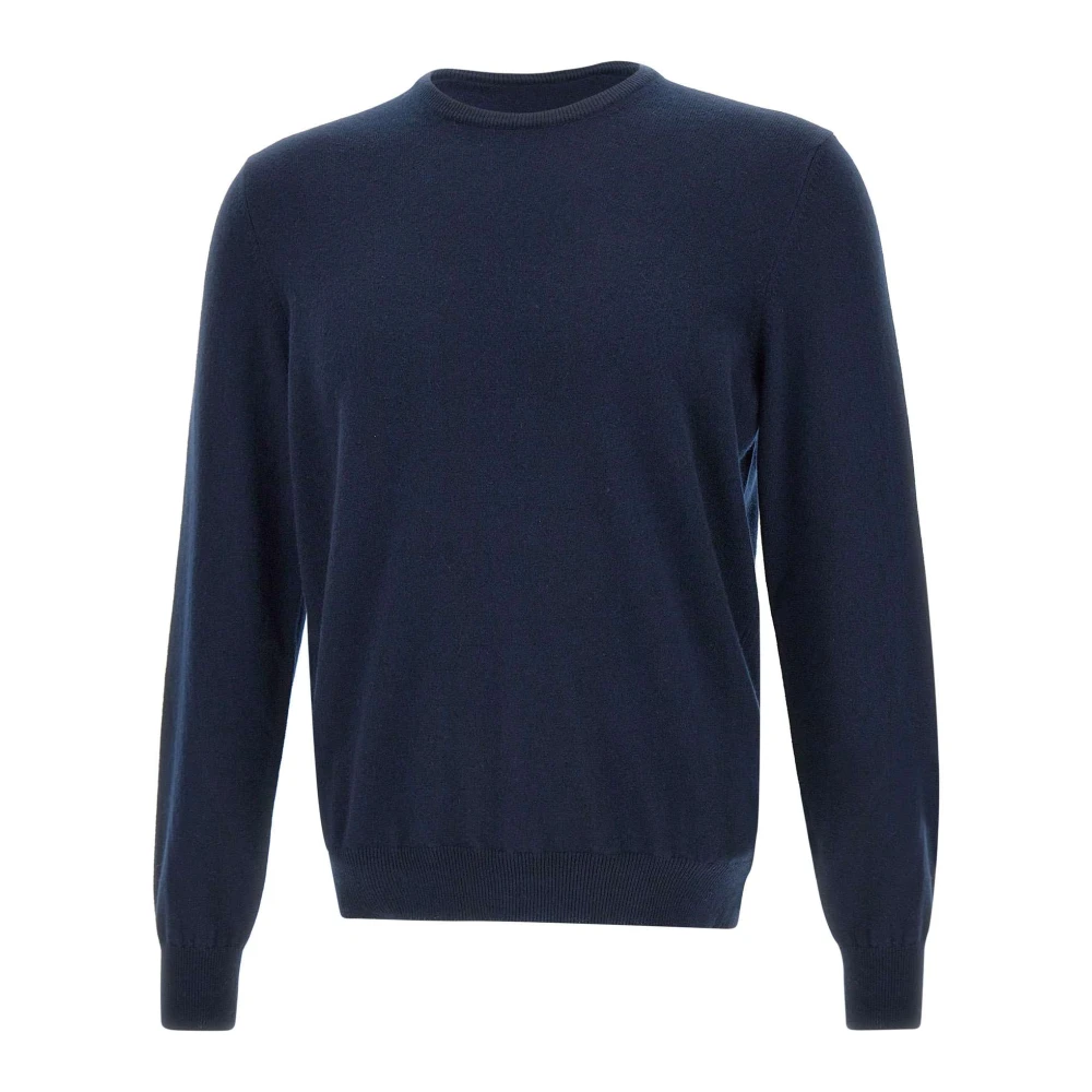Gran Sasso Kasjmier Coltrui Trui Navy Blauw Blue Heren