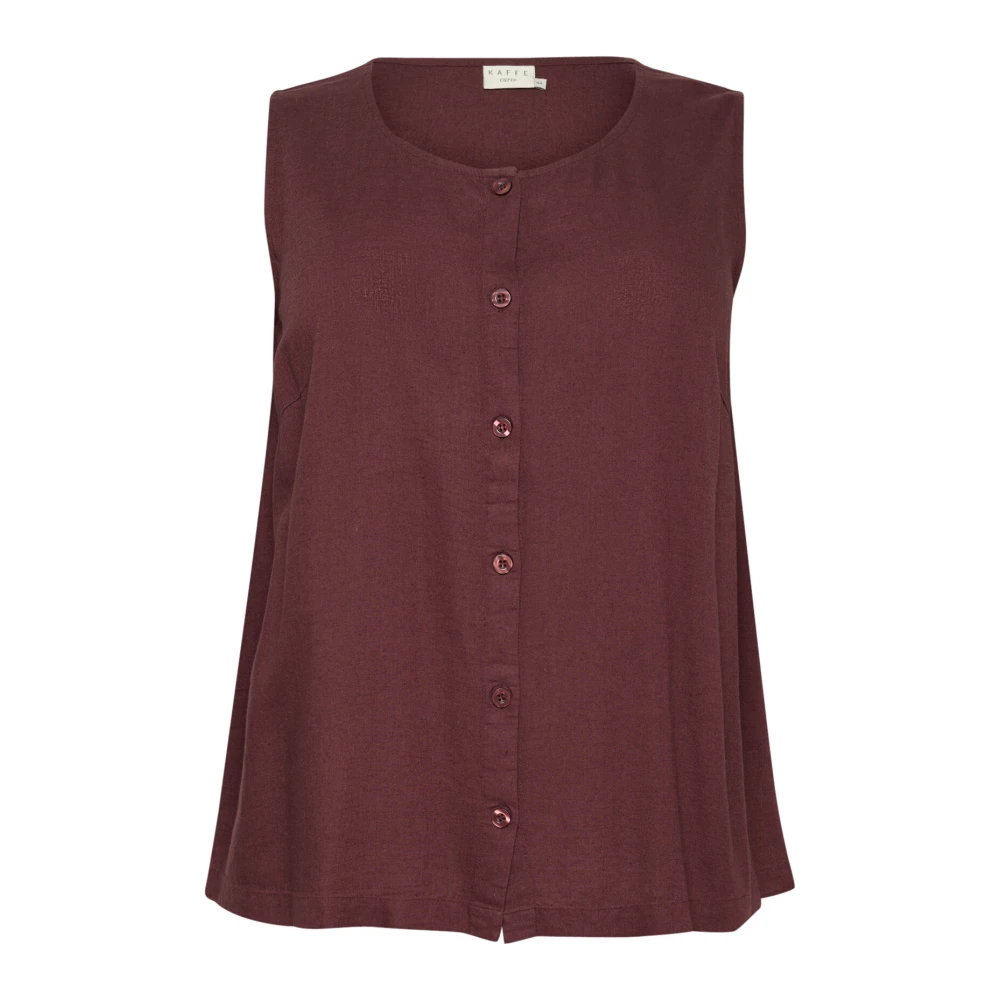Tops > Sleeveless Tops - - Kaffe Curve - Modalova