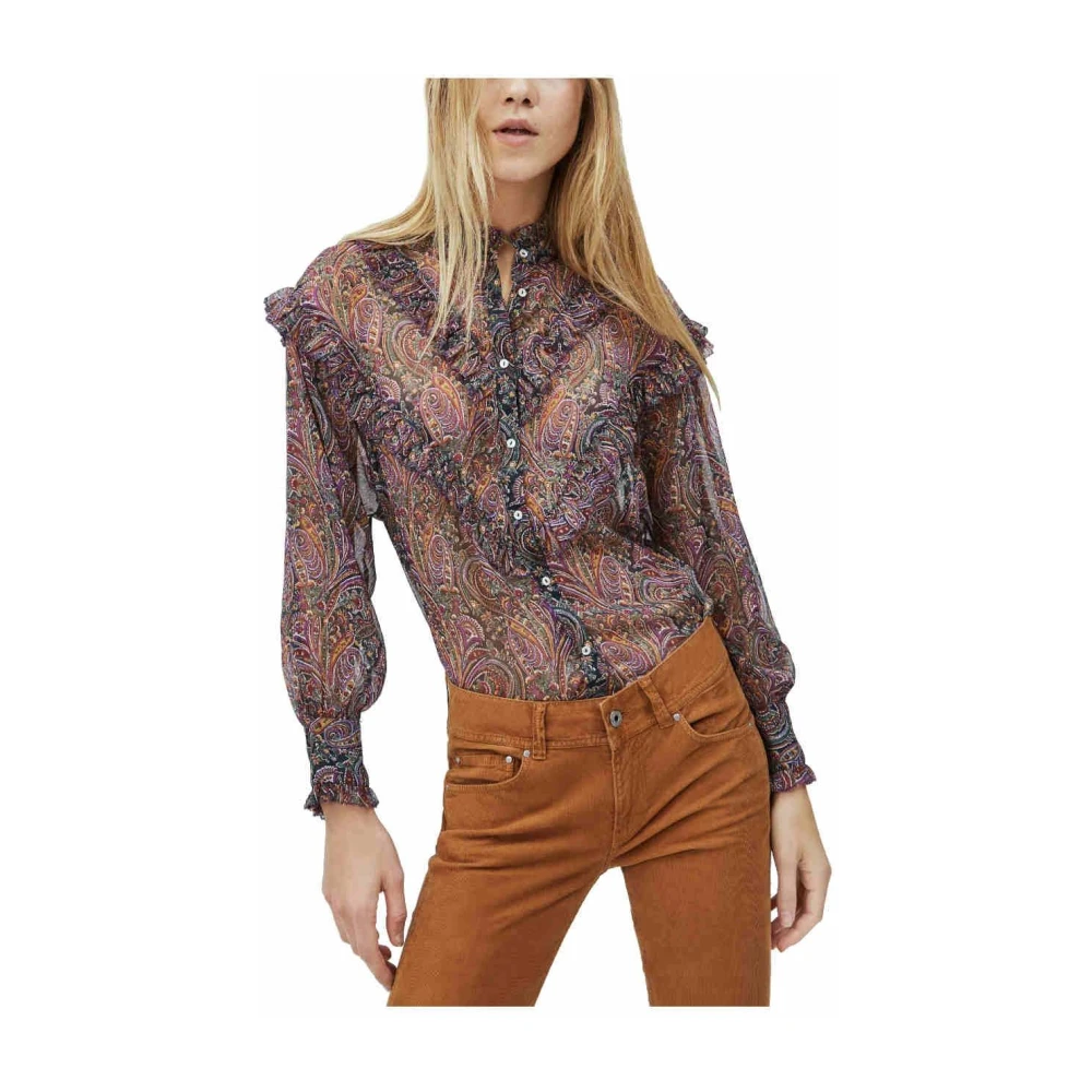 Pepe Jeans Women's Brown Blouses, S, Blouses