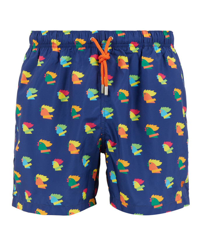 shorts-de-bain-bleus-pour-hommes-avec-motif-coq-multicolore