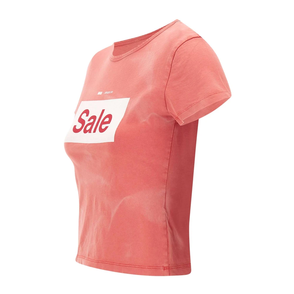 Avavav Dames Tie Dye T-shirt Oranje Orange Dames