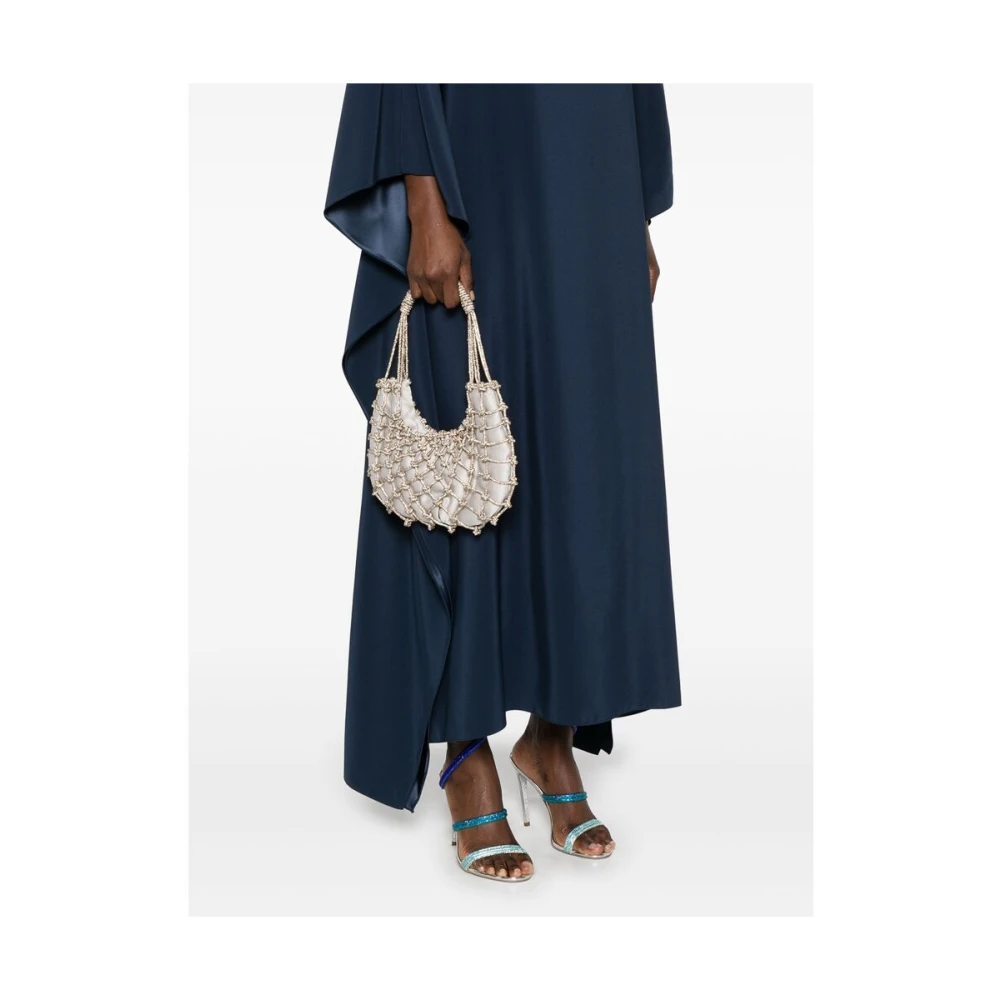Rosantica Kristalversierde Goudkleurige Handtas Gray Dames
