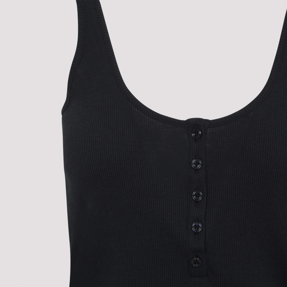 Tom Ford Zwarte Tank Top Lb999 Black Dames