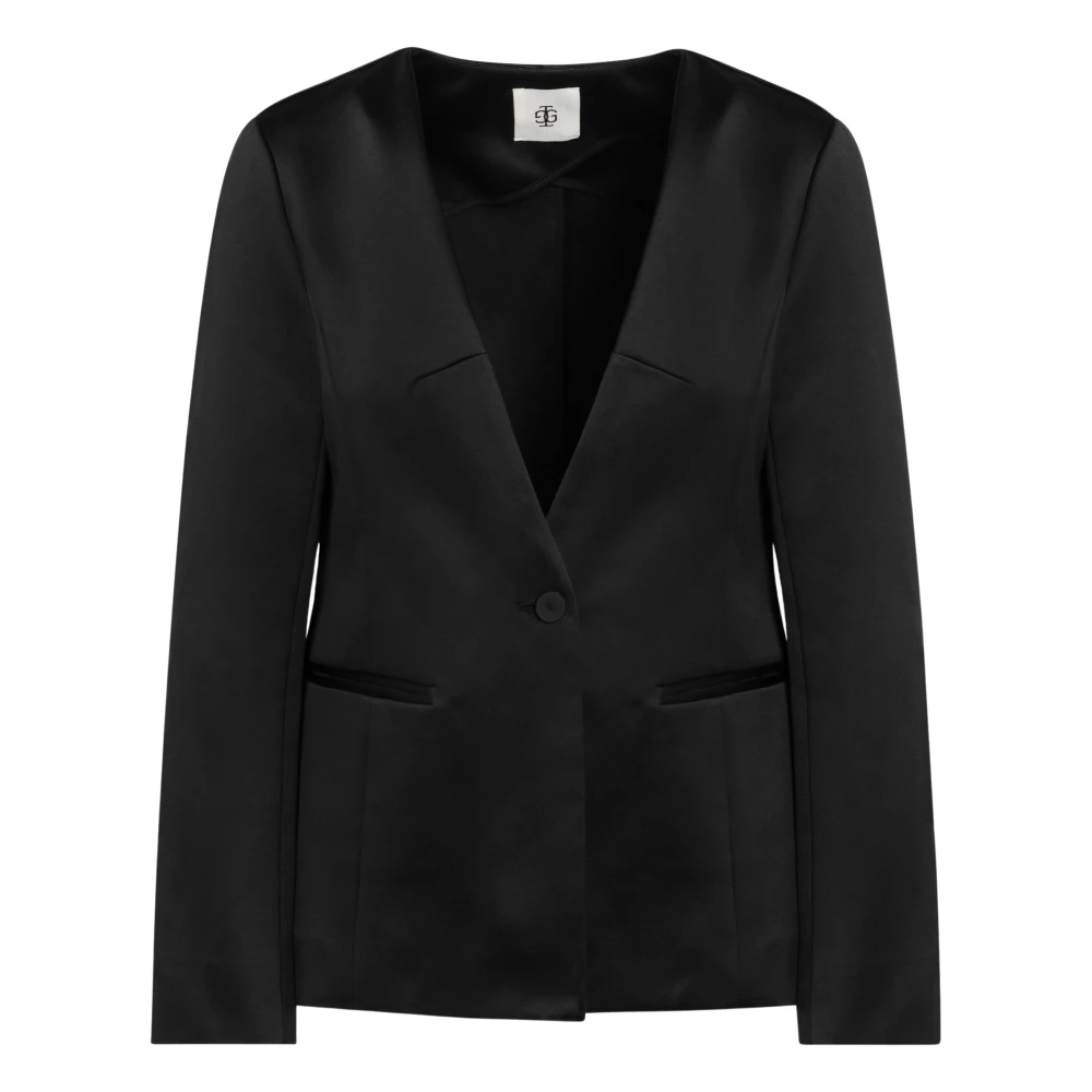 The Garment Single-Breasted Jas Black Dames