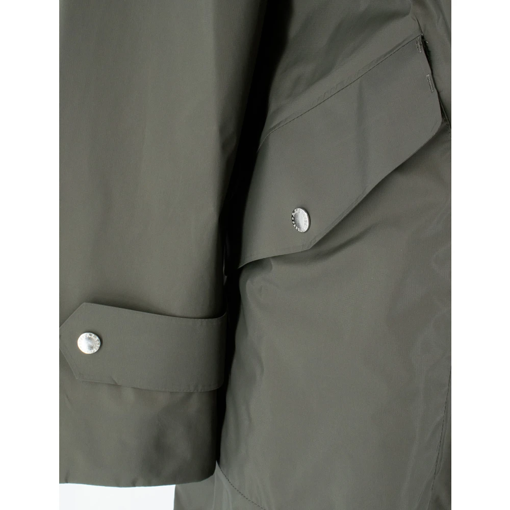 Parajumpers Parka met trekkoord en gele patch Gray Dames