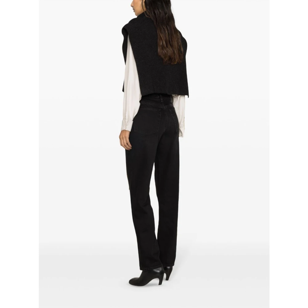 TotêMe Klassieke Denim Snit Black Dames
