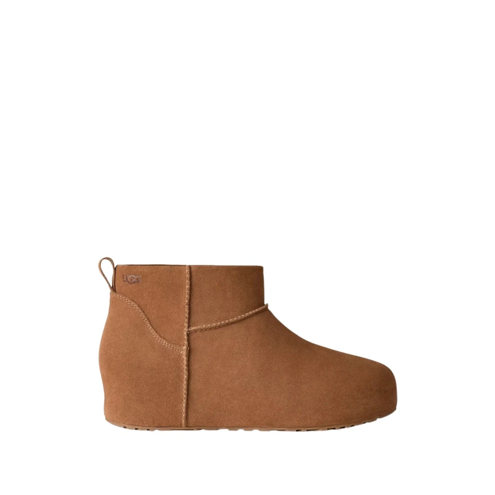 Ugg Donna Naturale, Pelle Per 1180412 Stivaletti In Pelle Classic Mini Enwrap Marroni (40), Marrone, Basso, Nessuno, Casual - Immagine 4