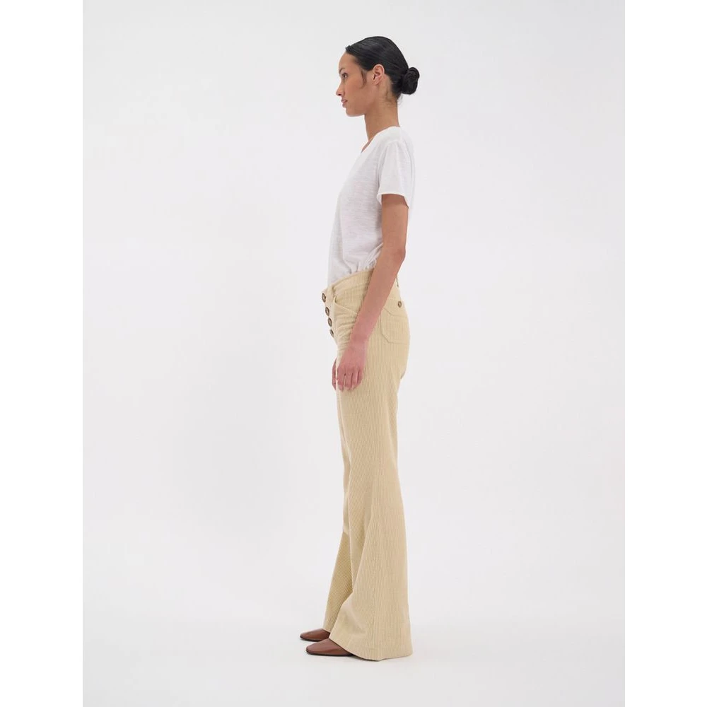 Ines De La Fressange Paris Charlotte Pants Beige Dames