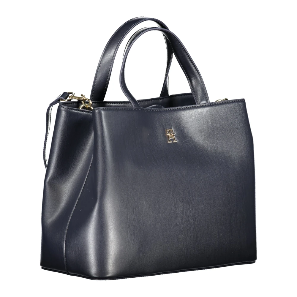 Tommy Hilfiger Blauwe Dames Tas met Verstelbare Band Blue Dames
