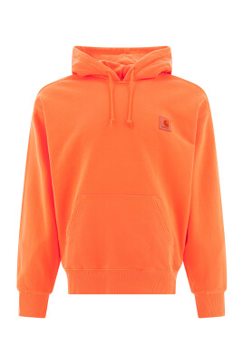 sweat-a-capuche-orange-pour-homme