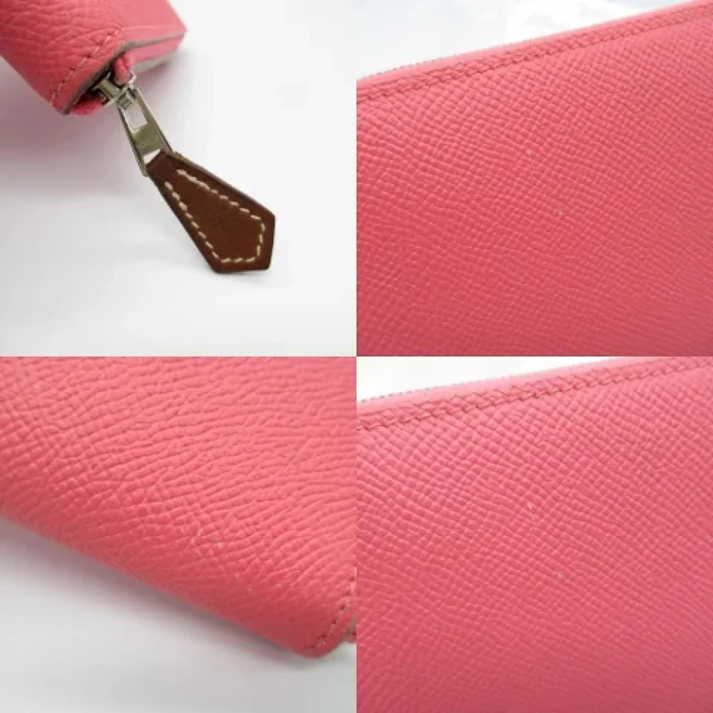 Hermès Vintage Pre-owned Leather wallets Pink Dames