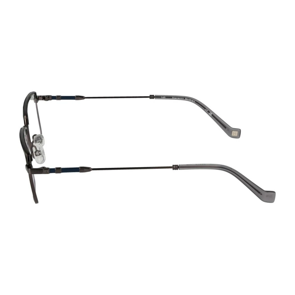Hackett Metalen Rechthoek Blauwfilter Optische Monturen Gray Heren