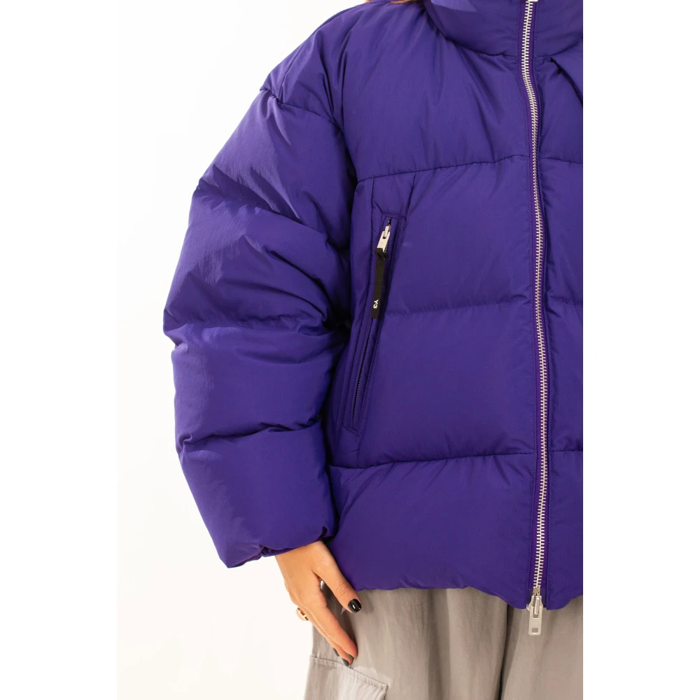 Y-3 Puffer Jacket in Cpurpl Purple Dames